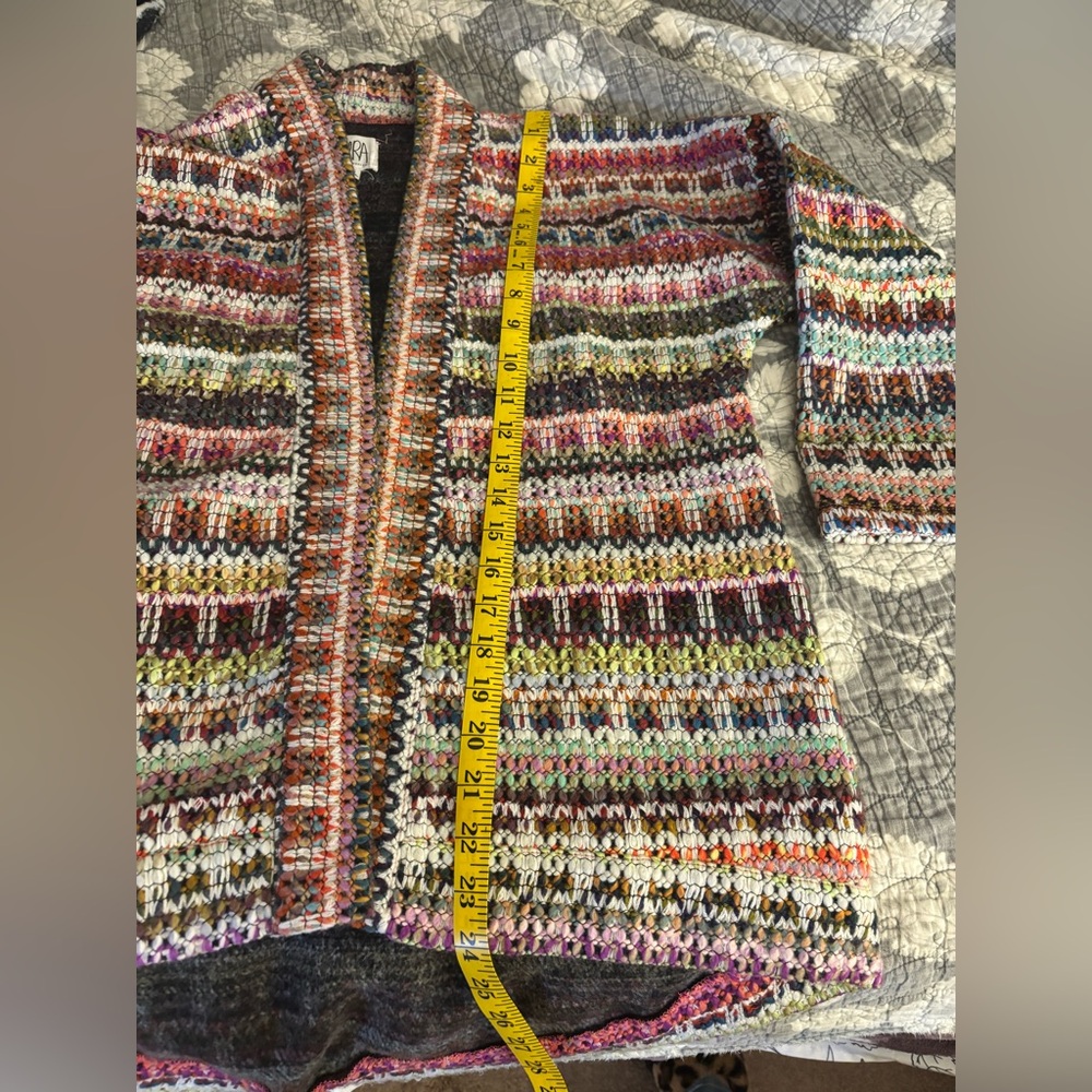 Anthropologie DRA Los Angeles YOKO Colorful Kimono /Cardigan Jacket - Picture 10 of 11